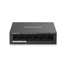 Alternative view of Switch PoE Mercusys MS106LP (4 PoE, 2 Uplink, 40W) - Viễn Thông HDG