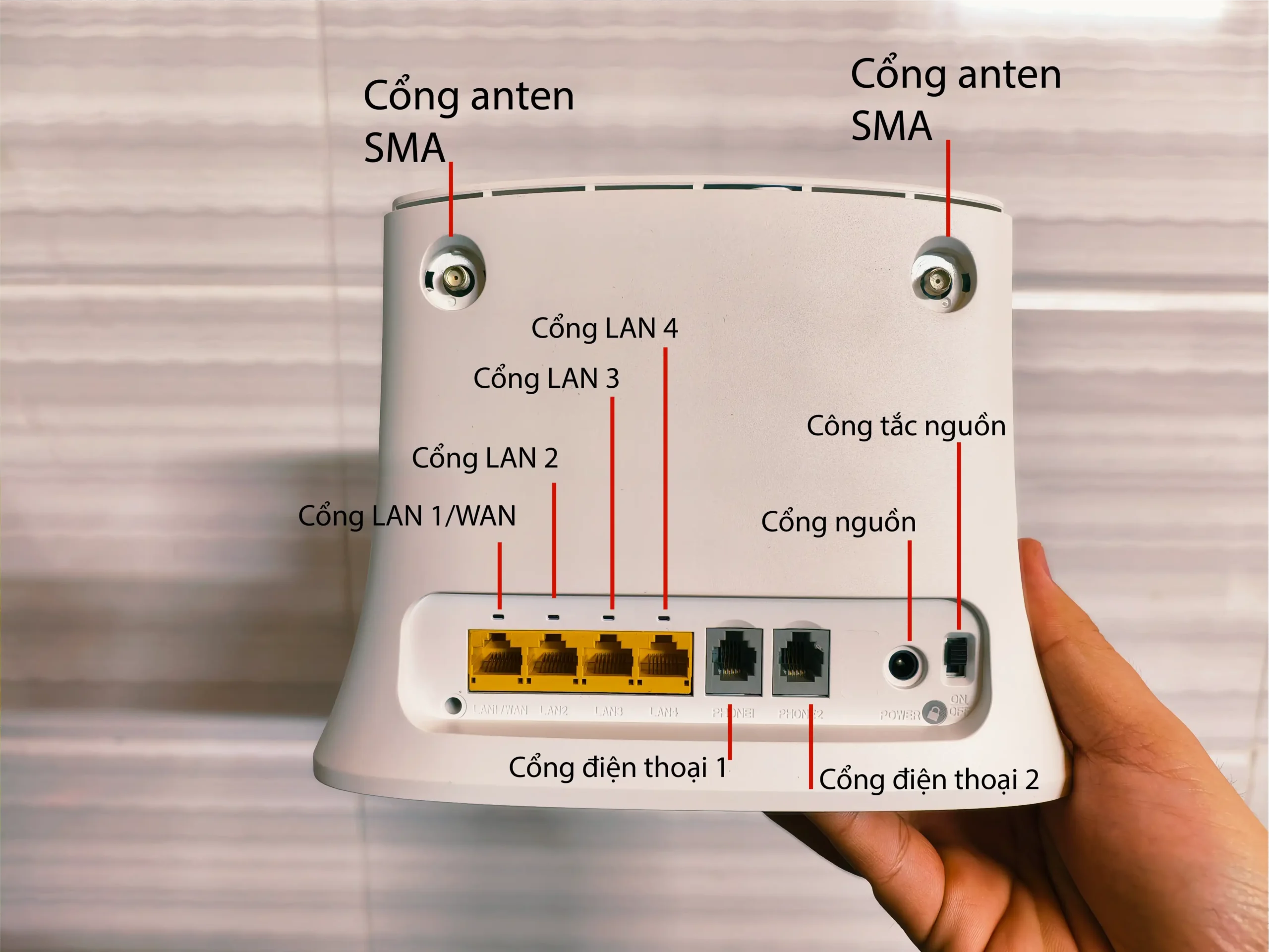 Bộ Phát Wi-Fi 4G ZTE MF283U - Tốc Độ 4G 150Mbps - Wi-Fi 300Mbps - Viễn Thông HHD - Ảnh 3
