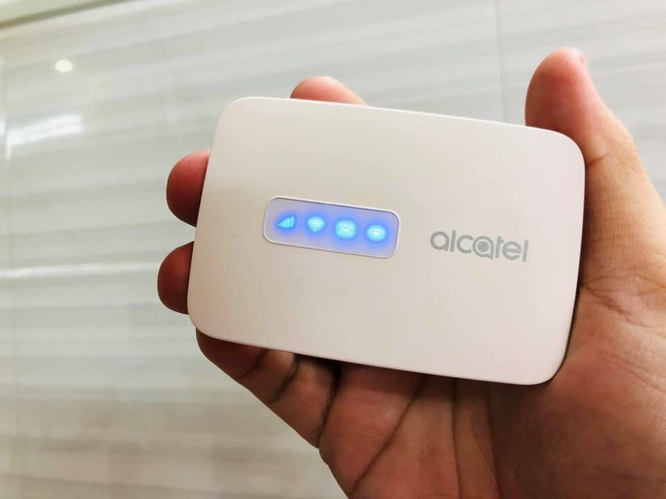 Bộ Phát Wi-Fi 4G Alcatel MW40 - Tốc Độ 4G 150Mbps - Pin 1800mAh - Viễn Thông HHD - Ảnh 2