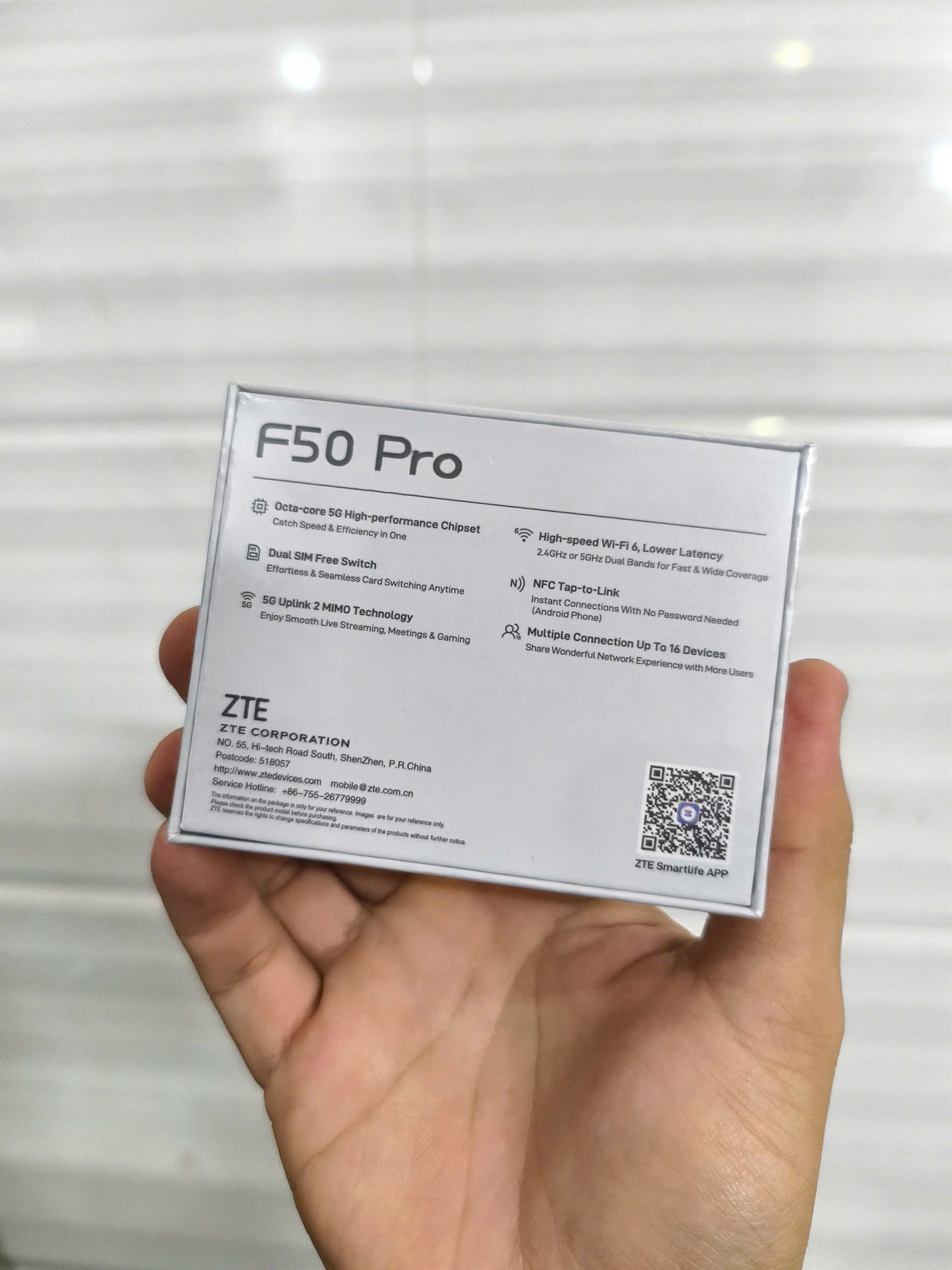 ZTE F50 Pro 5G: Bộ Phát WiFi Không Pin, Hỗ Trợ 2 SIM - Ảnh 9