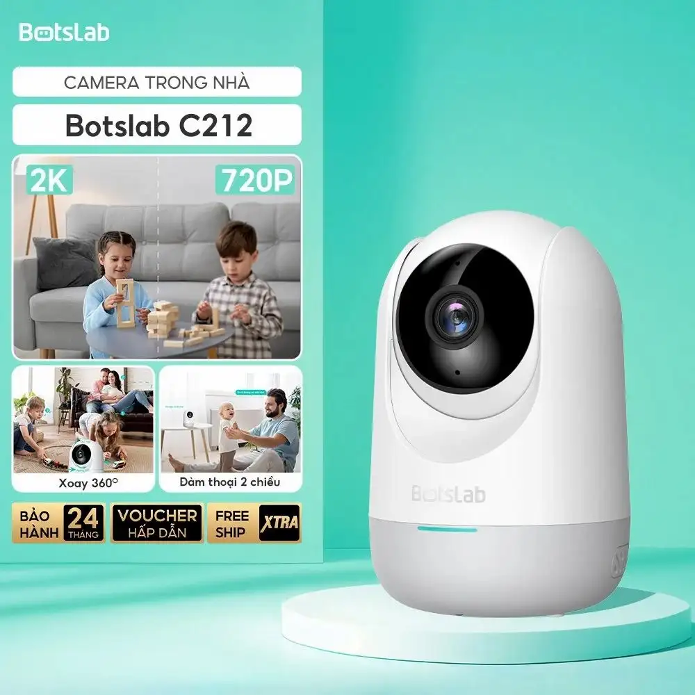 Camera Wifi Trong Nhà Botslab C212 - Viễn Thông HDG - Ảnh 3