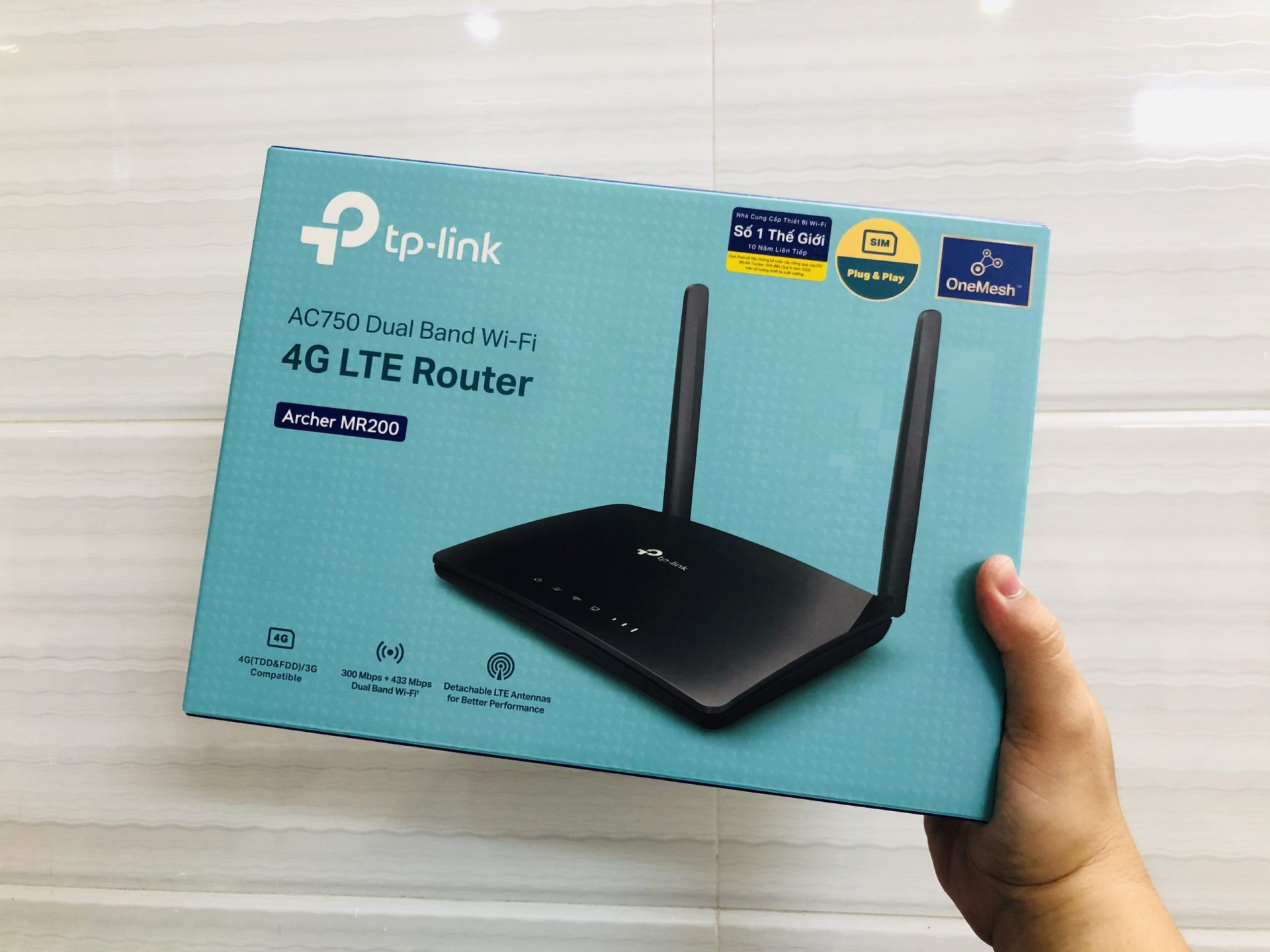 Bộ phát Wifi Tplink Archer MR200 - Băng Tần Kép 4G LTE AC750 - Tốc Độ 4G 150Mbps - Viễn Thông HHD - Ảnh 9