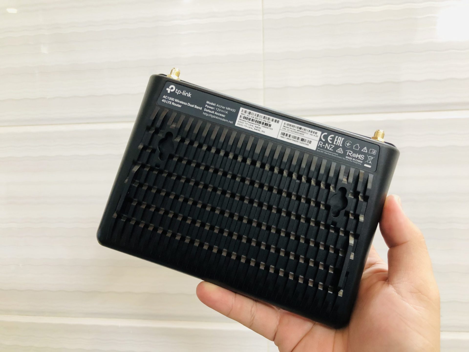 Bộ Phát Wifi Tplink Archer MR400 - Băng Tần Kép 4G - Tốc Độ 4G 150Mbps - Wi-Fi AC1200 - Viễn Thông HHD - Ảnh 5