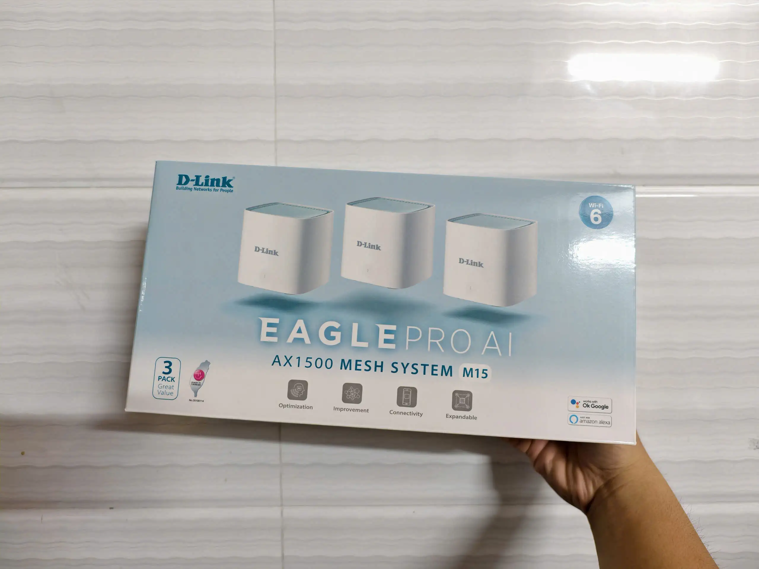 Bộ phát Wi-Fi Mesh D-Link EAGLE PRO AI M15 AX1500 - Wifi 6 - Bộ 3 Cái - Hàng Chính Hãng - Viễn Thông HHD - Ảnh 6