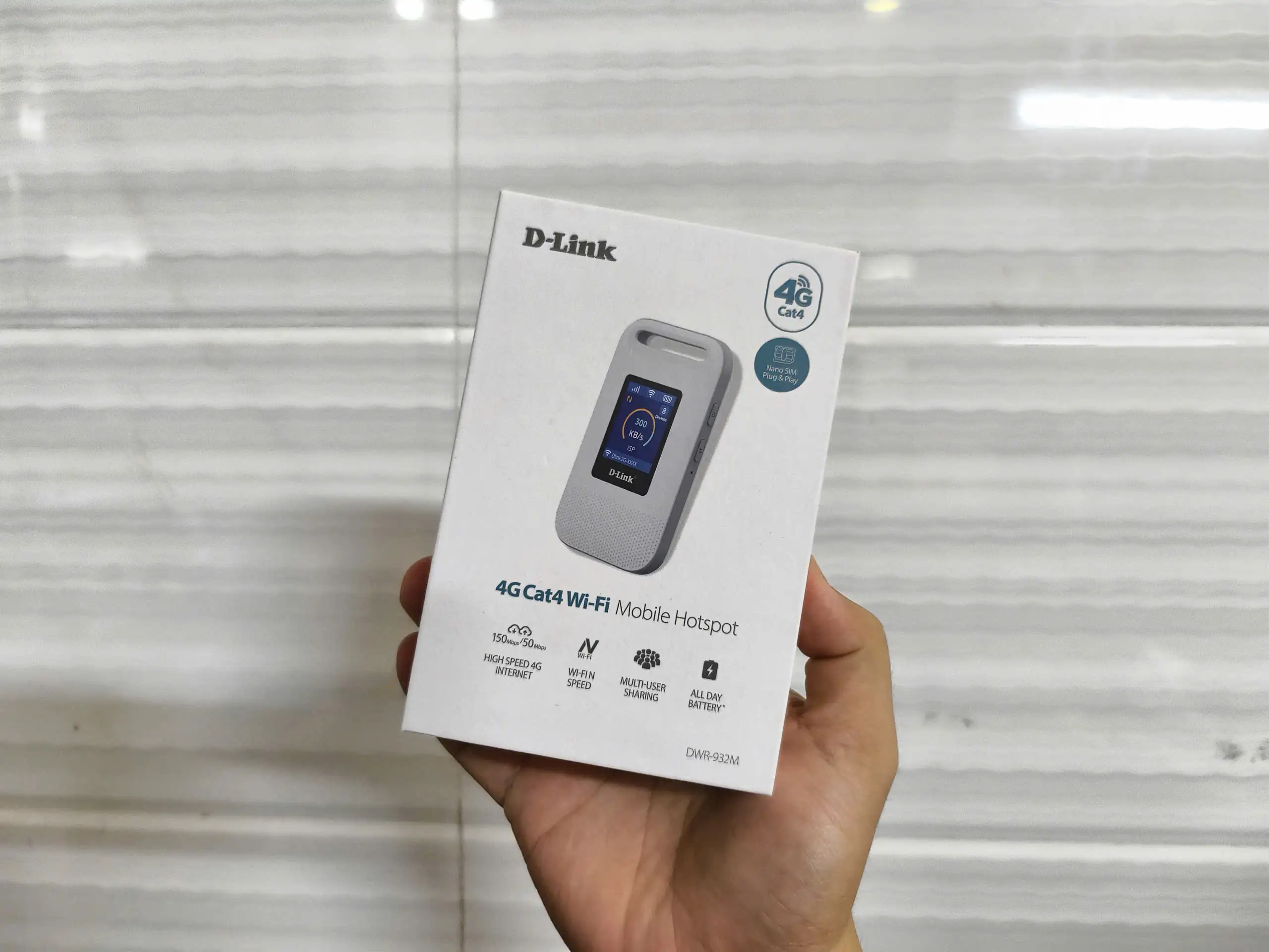 Bộ phát Wifi 4G Di động D-Link DWR-932M - Pin 3000mAh - Bảo hành 3 năm - Viễn Thông HHD - Ảnh 8
