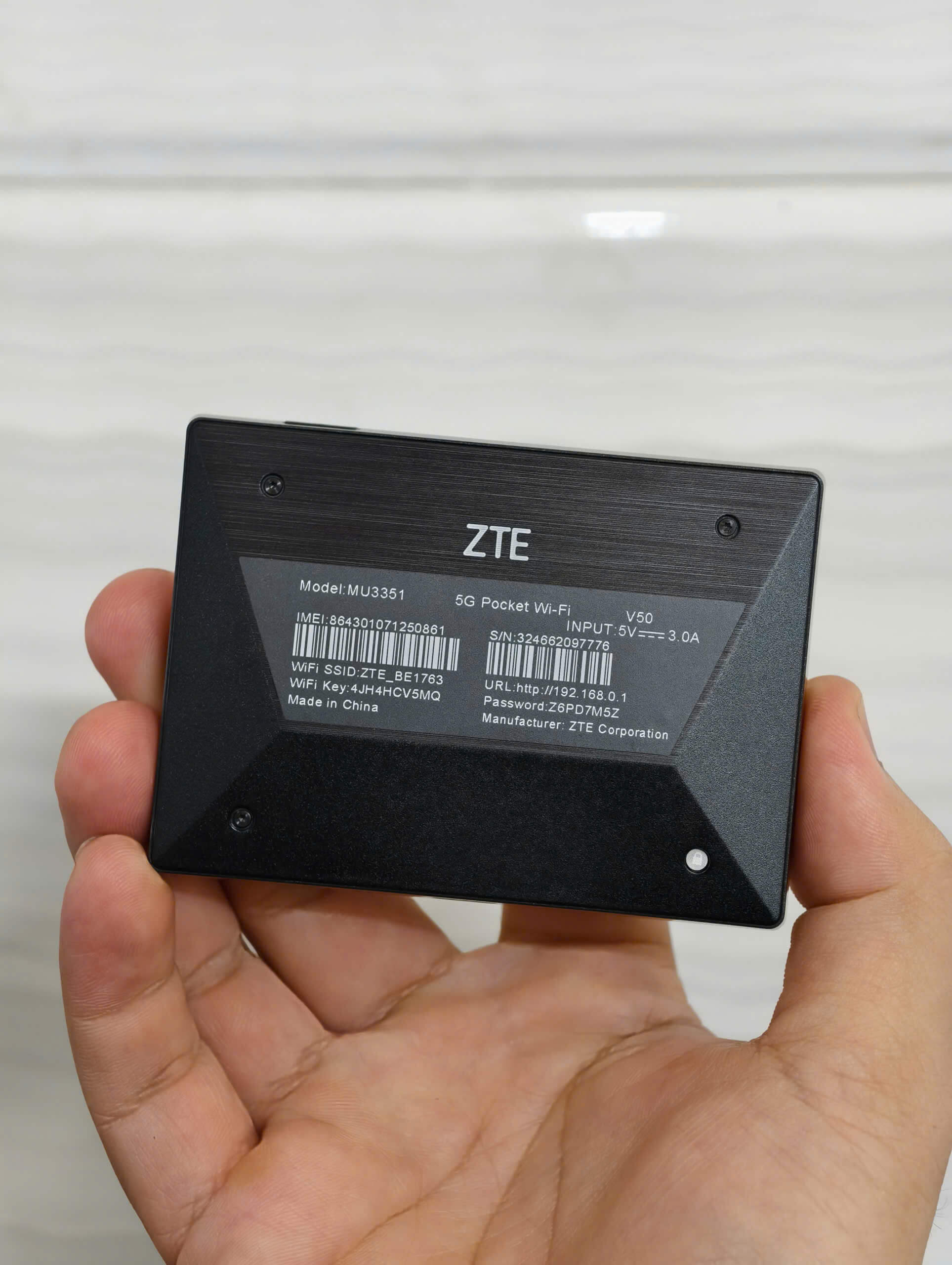 Bộ Phát WiFi 5G ZTE V50 1830Mbps: Không Pin, Siêu Nhỏ Gọn, Cắm Điện Qua Cổng TypeC - Ảnh 5